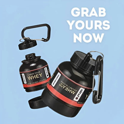 Protein Powder And Supplement Funnel Keychain